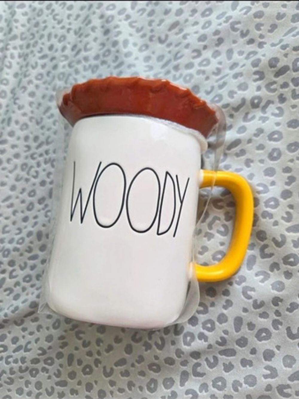 Disney Toy Story Woody Ceramic Mug with Cowboy Hat Lid